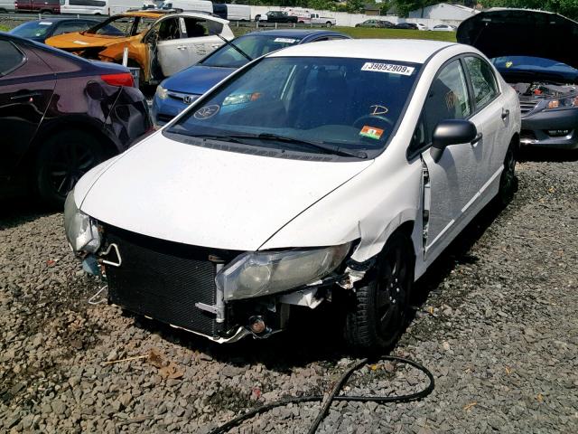 2HGFA163X9H337932 - 2009 HONDA CIVIC VP WHITE photo 9