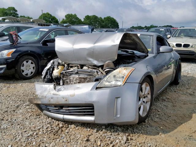 JN1AZ34D33T120129 - 2003 NISSAN 350Z COUPE GRAY photo 2