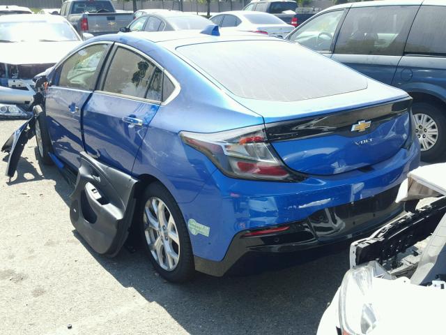 1G1RD6S58HU217364 - 2017 CHEVROLET VOLT PREMI BLUE photo 3