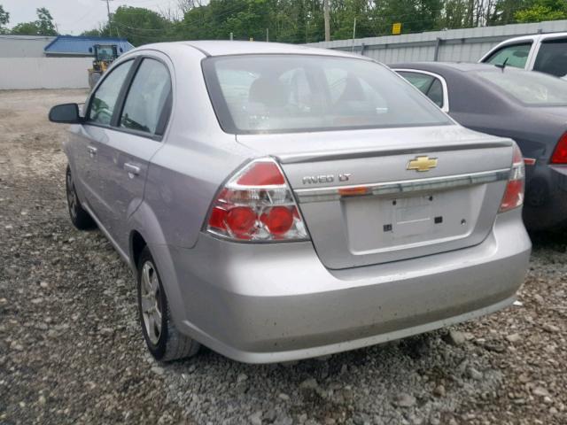 KL1TD5DE0BB127477 - 2011 CHEVROLET AVEO LS SILVER photo 3