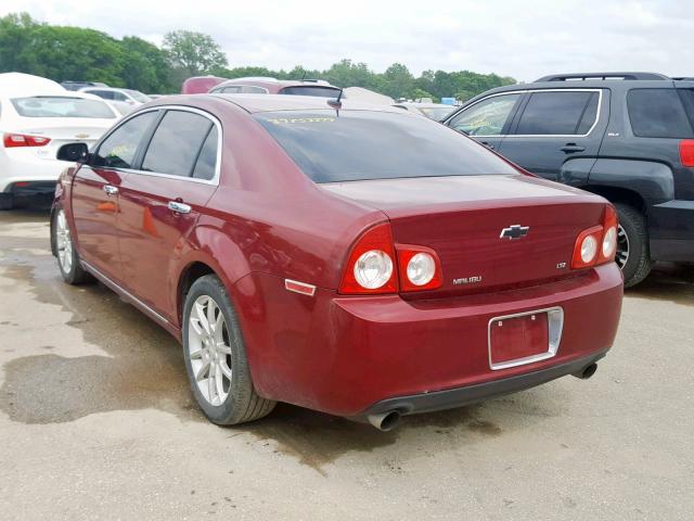 1G1ZK57728F276277 - 2008 CHEVROLET MALIBU LTZ ბურგუნდია ფოტო 3
