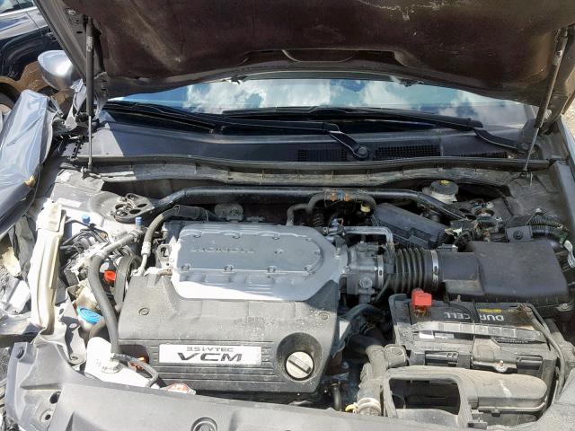 1HGCP3F84BA003196 - 2011 HONDA ACCORD EXL GRAY photo 7