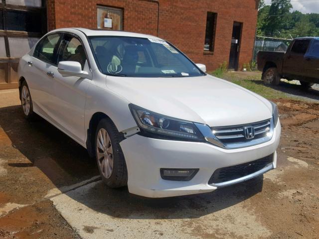 1HGCR2F88FA111363 - 2015 HONDA ACCORD EXL WHITE photo 1