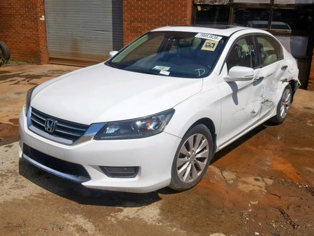 1HGCR2F88FA111363 - 2015 HONDA ACCORD EXL WHITE photo 2