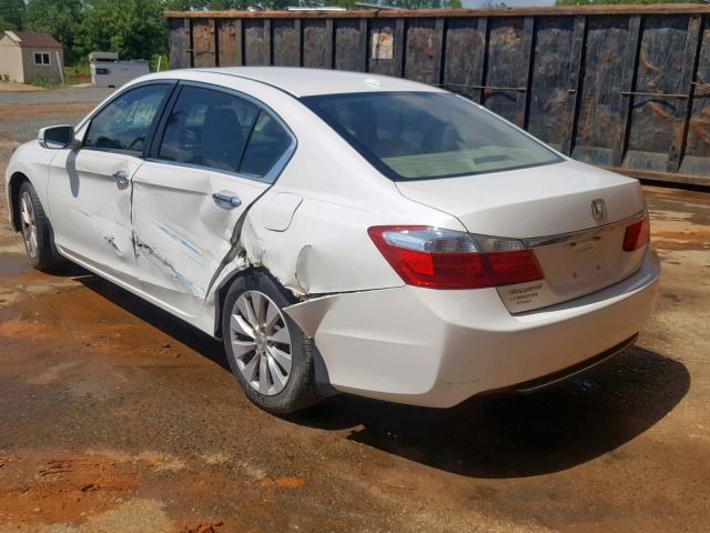 1HGCR2F88FA111363 - 2015 HONDA ACCORD EXL WHITE photo 3