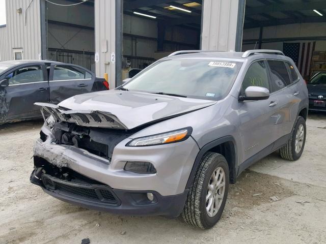 1C4PJMCS9EW127821 - 2014 JEEP CHEROKEE L SILVER photo 2