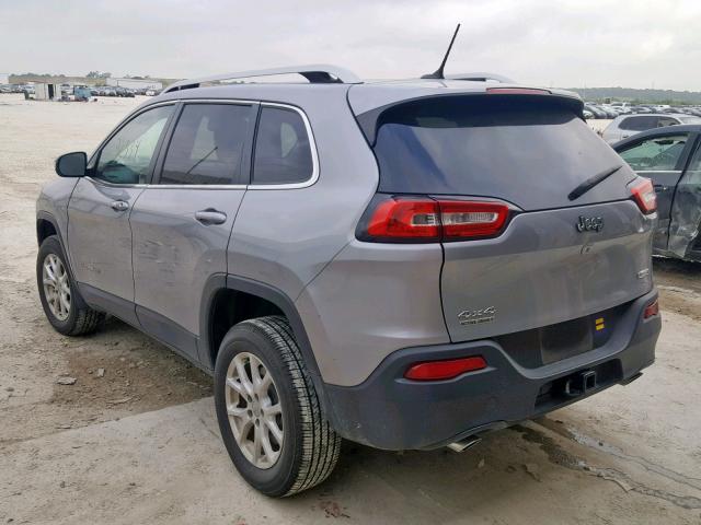 1C4PJMCS9EW127821 - 2014 JEEP CHEROKEE L SILVER photo 3