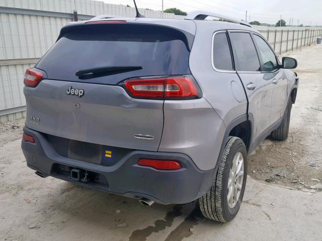 1C4PJMCS9EW127821 - 2014 JEEP CHEROKEE L SILVER photo 4