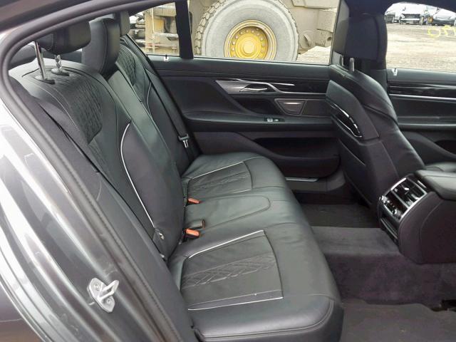 WBA7F2C51GG418789 - 2016 BMW 750 XI GRAY photo 6