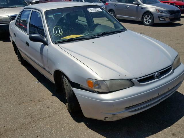 1NXBR12E9YZ357190 - 2000 TOYOTA COROLLA VE SILVER photo 1