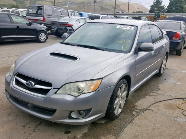 4S3BL676184212357 - 2008 SUBARU LEGACY GT GRAY photo 2