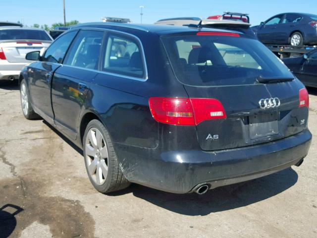 WAUKH74F96N080285 - 2006 AUDI A6 AVANT Q BLACK photo 3