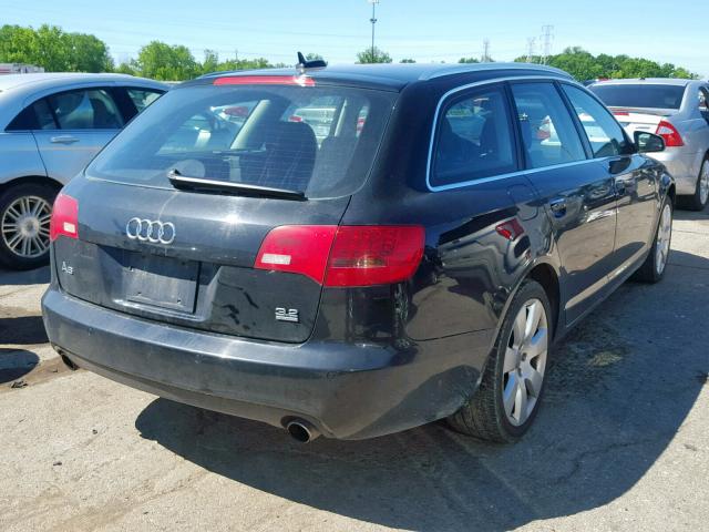 WAUKH74F96N080285 - 2006 AUDI A6 AVANT Q BLACK photo 4