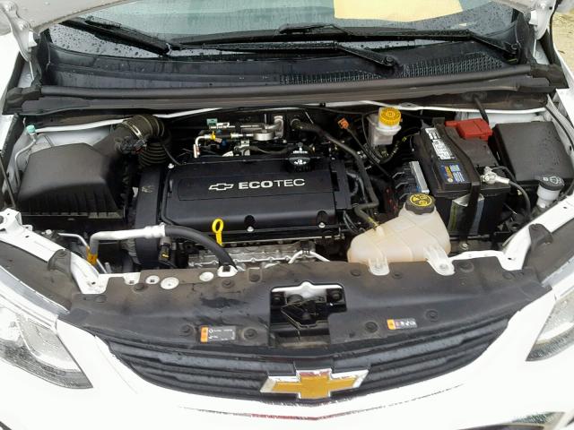 1G1JB5SH9H4125901 - 2017 CHEVROLET SONIC LS WHITE photo 7