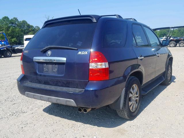 2HNYD18713H512522 - 2003 ACURA MDX TOURIN BLUE photo 4