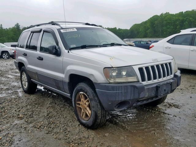 1J4GW48S04C377209 - 2004 JEEP GRAND CHER SILVER photo 1