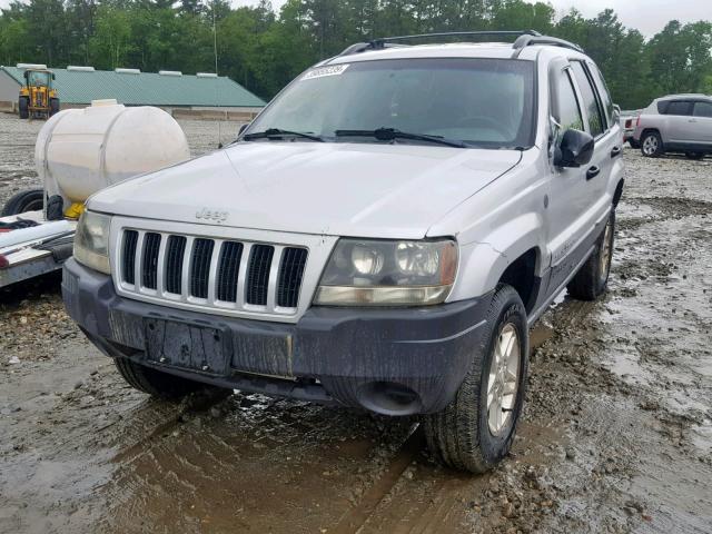 1J4GW48S04C377209 - 2004 JEEP GRAND CHER SILVER photo 9