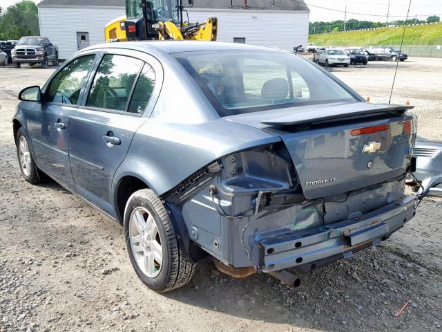 1G1AL55F277387117 - 2007 CHEVROLET COBALT LT BLUE photo 3