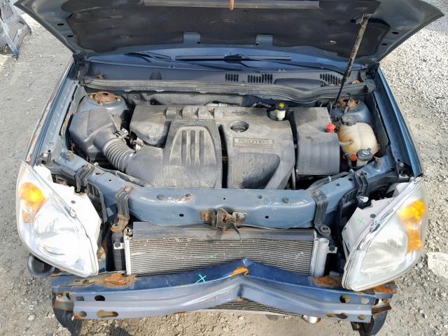 1G1AL55F277387117 - 2007 CHEVROLET COBALT LT BLUE photo 7