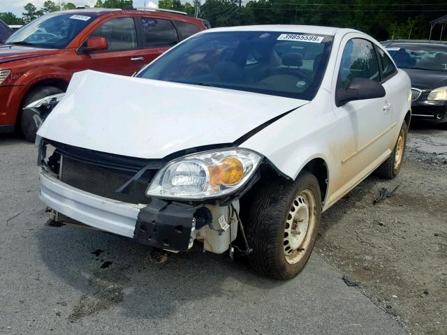 1G1AK12F257641552 - 2005 CHEVROLET COBALT WHITE photo 2