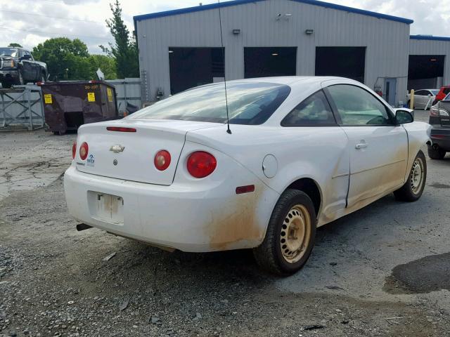 1G1AK12F257641552 - 2005 CHEVROLET COBALT WHITE photo 4