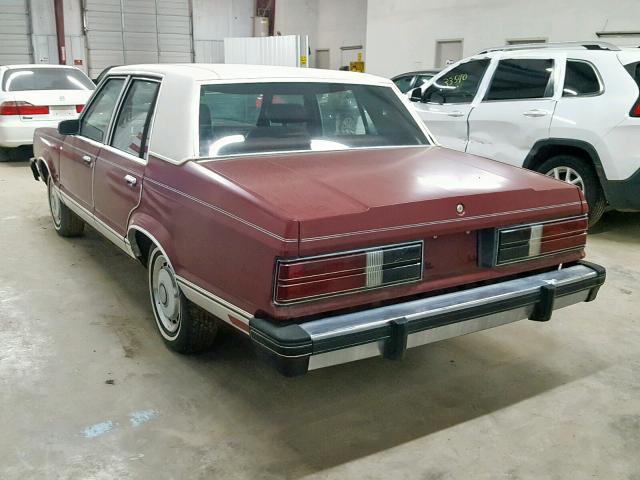 1FABP27BXBG101909 - 1981 FORD GRANADA RED photo 3