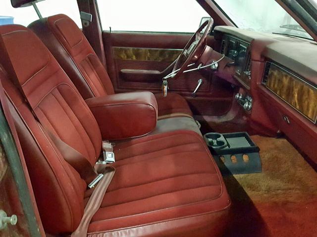 1FABP27BXBG101909 - 1981 FORD GRANADA RED photo 5