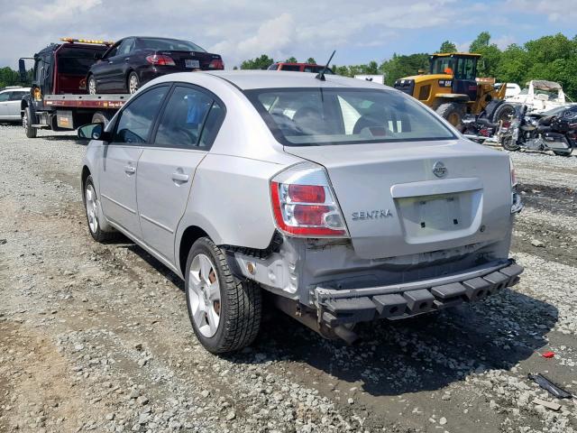 3N1AB61E38L638644 - 2008 NISSAN SENTRA 2.0 SILVER photo 3