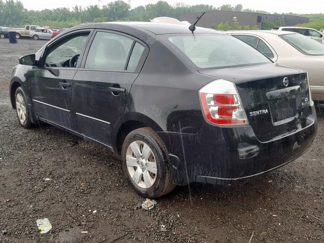 3N1AB61E88L639403 - 2008 NISSAN SENTRA 2.0 BLACK photo 3