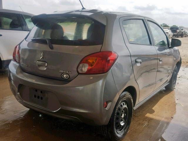 ML32A3HJ6FH044148 - 2015 MITSUBISHI MIRAGE DE SILVER photo 4