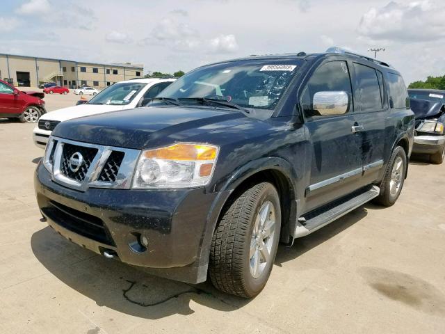 5N1BA0ND9DN614728 - 2013 NISSAN ARMADA SV BLACK photo 2