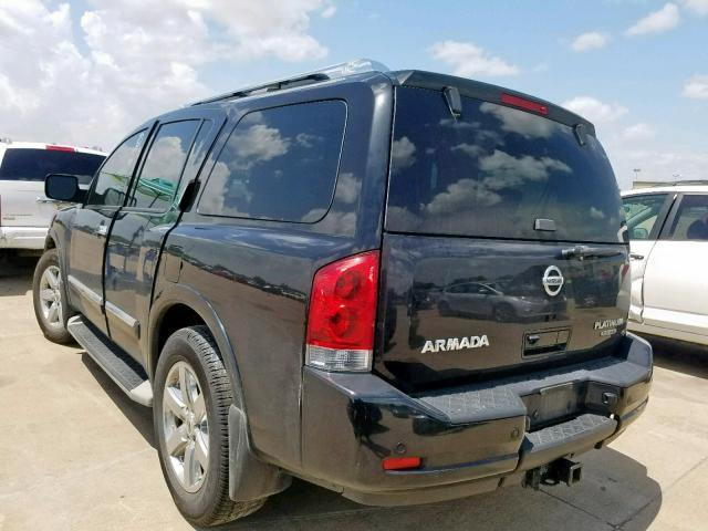 5N1BA0ND9DN614728 - 2013 NISSAN ARMADA SV BLACK photo 3