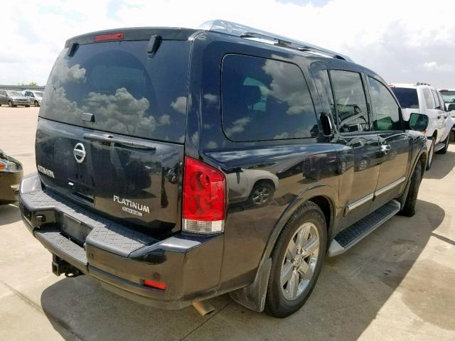 5N1BA0ND9DN614728 - 2013 NISSAN ARMADA SV BLACK photo 4