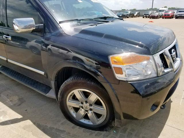 5N1BA0ND9DN614728 - 2013 NISSAN ARMADA SV BLACK photo 9