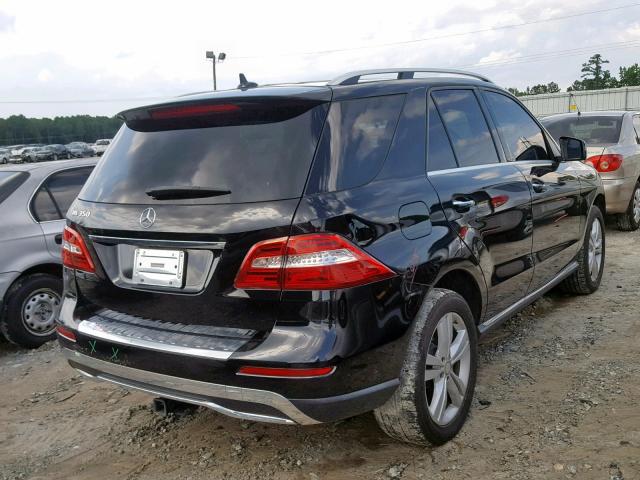 4JGDA5JB3DA191940 - 2013 MERCEDES-BENZ ML 350 BLACK photo 4