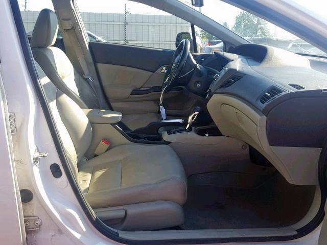19XFB2F9XCE315941 - 2012 HONDA CIVIC EXL 白色 照片 5
