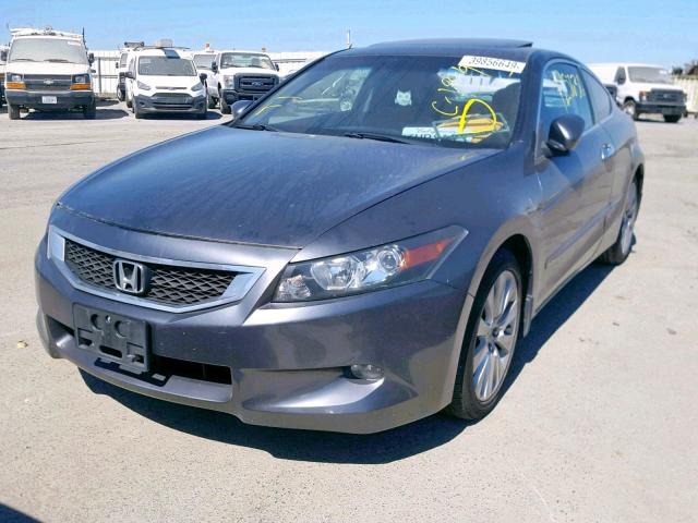 1HGCS2B85AA005634 - 2010 HONDA ACCORD EXL GRAY photo 2