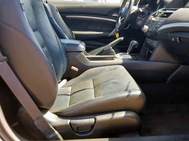 1HGCS2B85AA005634 - 2010 HONDA ACCORD EXL GRAY photo 5