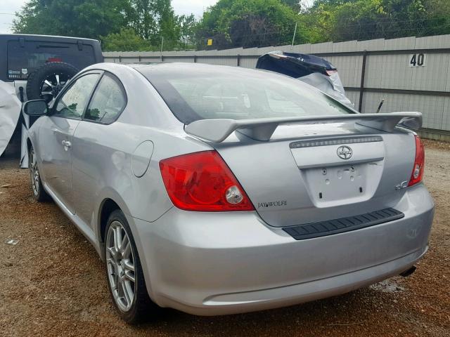 JTKDE177770180415 - 2007 TOYOTA SCION TC 银色 照片 3