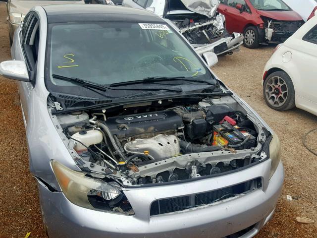 JTKDE177770180415 - 2007 TOYOTA SCION TC 银色 照片 9
