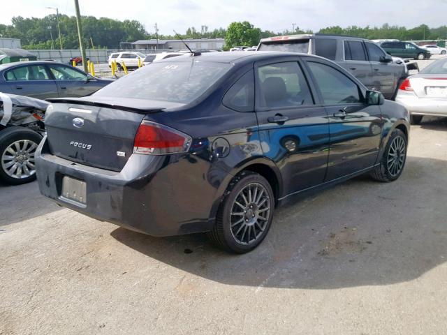 1FAHP3GN3AW145202 - 2010 FORD FOCUS SES BLACK photo 4