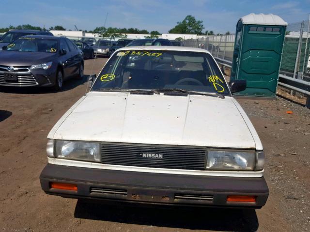 JN1GB22S0KU517641 - 1989 NISSAN CENTRA WHITE photo 9