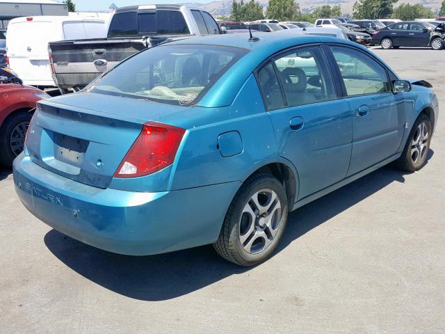 1G8AL54F15Z134553 - 2005 SATURN ION LEVEL GREEN photo 4