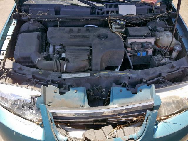 1G8AL54F15Z134553 - 2005 SATURN ION LEVEL GREEN photo 7