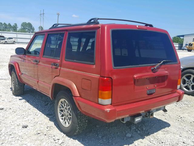 1J4FT78S6XL586027 - 1999 JEEP CHEROKEE L RED photo 3