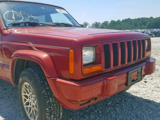 1J4FT78S6XL586027 - 1999 JEEP CHEROKEE L RED photo 9