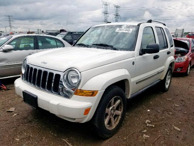 1J4GL58K87W692938 - 2007 JEEP LIBERTY LI CREAM photo 2