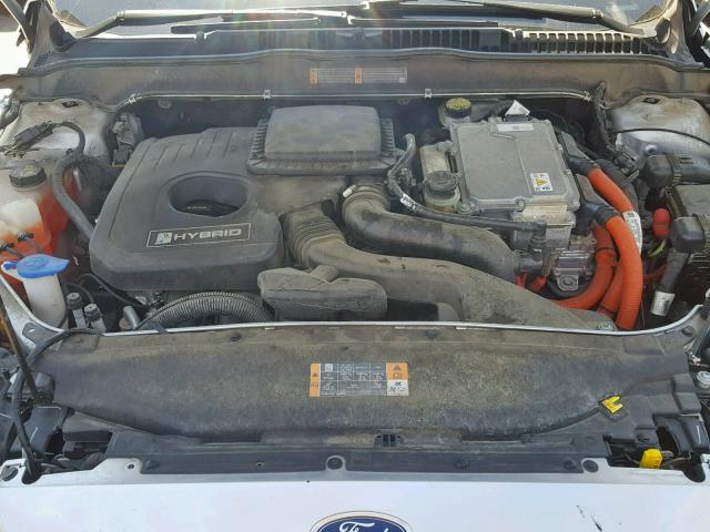 3FA6P0RUXDR355586 - 2013 FORD FUSION TIT SILVER photo 7