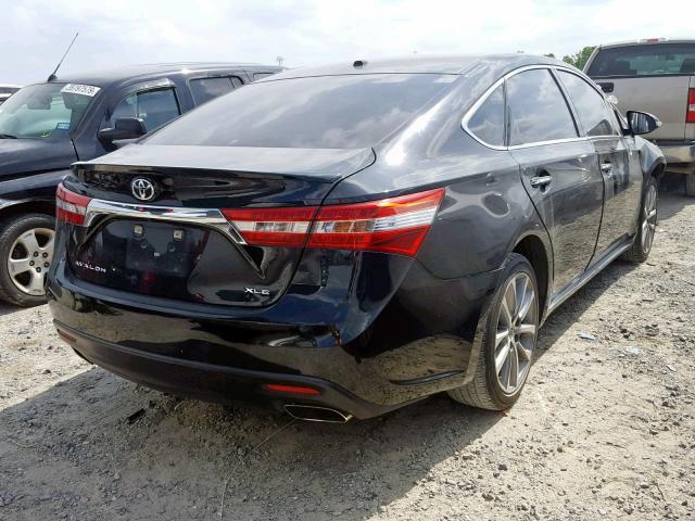 4T1BK1EB6FU163591 - 2015 TOYOTA AVALON XLE BLACK photo 4
