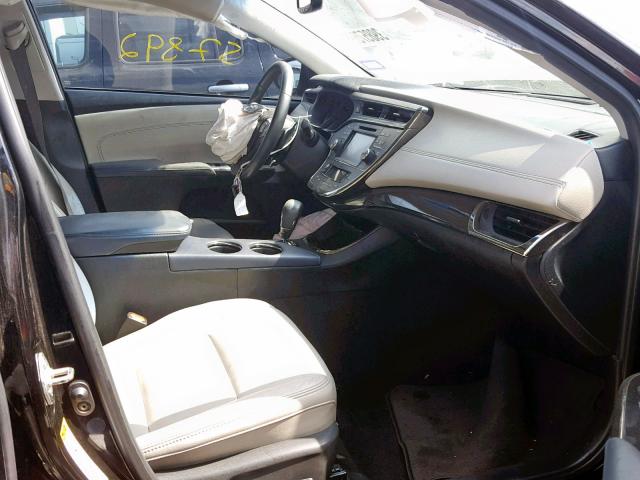 4T1BK1EB6FU163591 - 2015 TOYOTA AVALON XLE BLACK photo 5